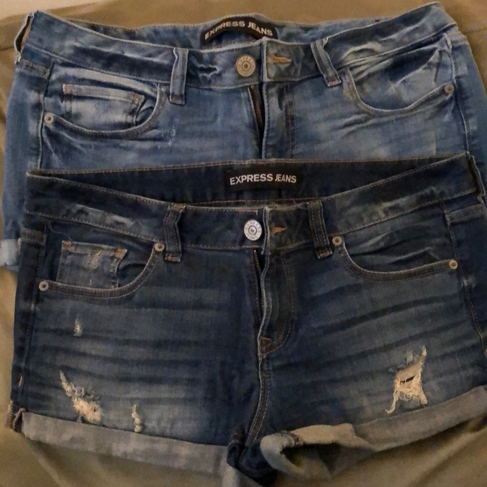 2 for 1 Express denim shorts